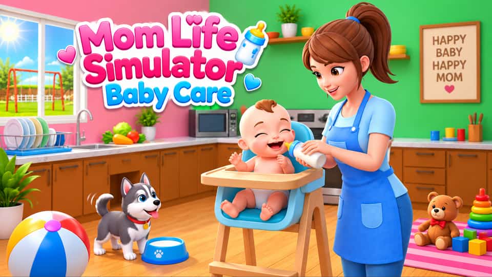 Mom Life Simulator Baby Care gameplay